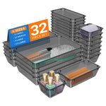 32 Piece Drawer Organizer Tray Set