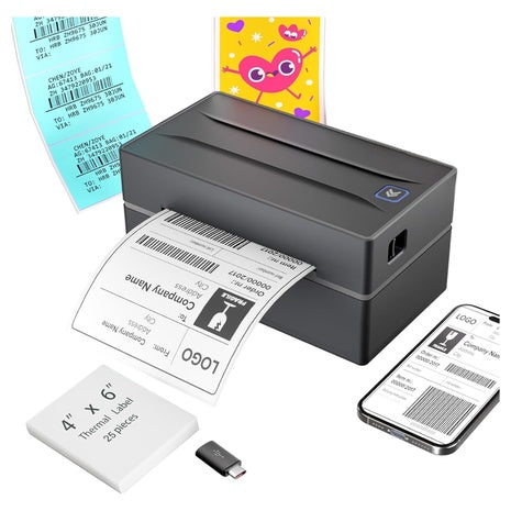 Bluetooth Thermal Shipping Label Printer