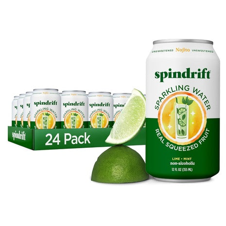 24 Cans Spindrift Nojito Sparkling Water