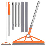2-in-1 Adjustable Silicone Rubber Broom with Scraper