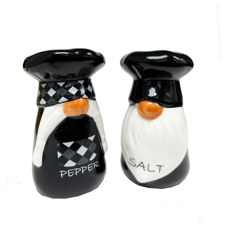 Ceramic Chef Salt & Pepper Shakers