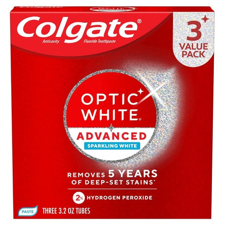 6 Colgate Optic White Advanced Toothpaste