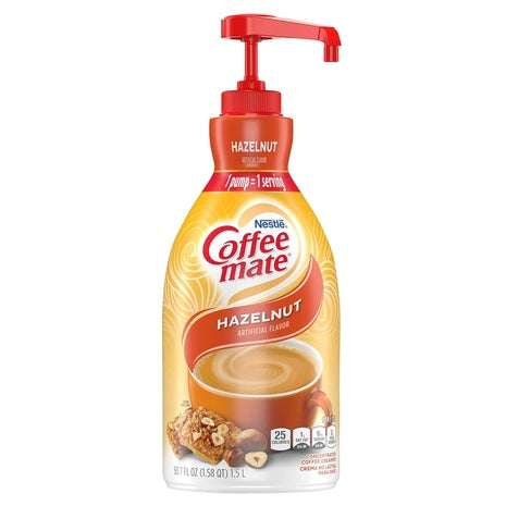 Big Pump Bottle of Coffee Mate Hazelnut Coffee Creamer (50.7 oz)