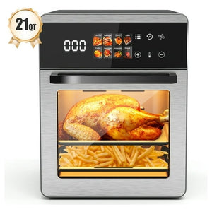 21QT Air Fryer Oven, 8-In-1 Multifunctional, Digital Touchscreen