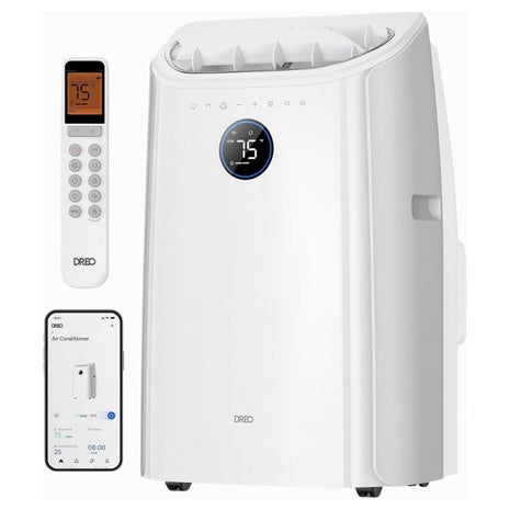 Dreo 12000 BTU Smart Portable Air Conditioner with Dehumidifier