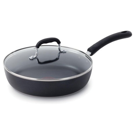 T-Fal 10″ Nonstick Fry Pan with Lid (Induction, Oven Safe)