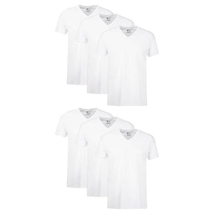 6-Pack Hanes Men’s V-Neck Undershirts/T-Shirts