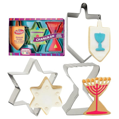 Kosher Cook Chanukah Cookie Cutters