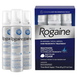 3-Pack Men's Rogaine 5% Minoxidil Topical Foam
