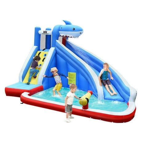 Inflatable Water Slide Bounce House with Splash Pool