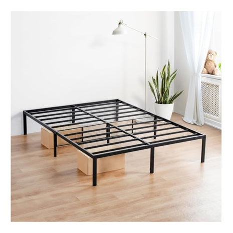 14" Heavy Duty Sleep Metal Anti-Slip Support Platform Bed Frame