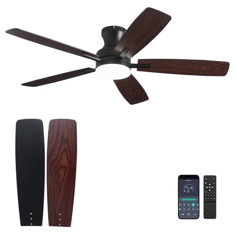 52" Ceiling Fans With Lights And Remote Control