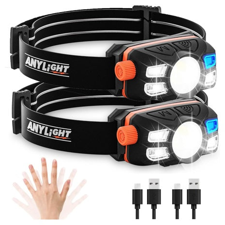 2 LED Headlamps