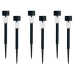 6 Solar Powered LED Path Lights