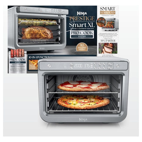 Ninja Prestige Smart XL 10-In-1 Countertop Oven With Thermometer