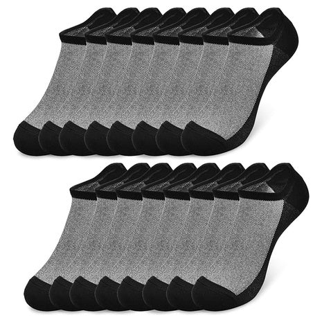 8-Pairs No Show Low Cut Casual Athletic Socks