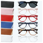 6-Pack Unisex Blue Light Blocking Reading Glasses With Leather Case