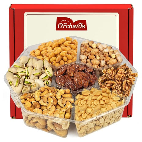 7 Sectional Nut Gift Basket (OK-Pareve)