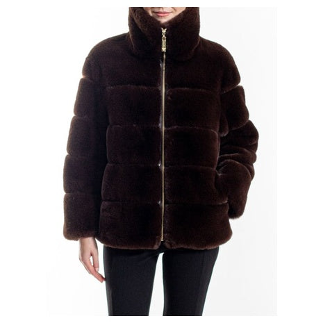 Faux Fur Panel Jacket