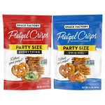 2 Party Size Bags of Snack Factory Pretzel Crisps (2 Flavors)