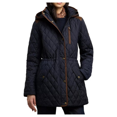 Ralph Lauren Women's Hooded Anorak Quilted Coat