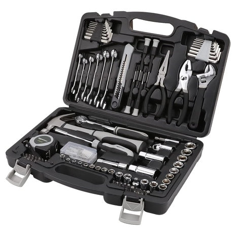 131-Piece Amazon Basics General Household Hand Tool Set
