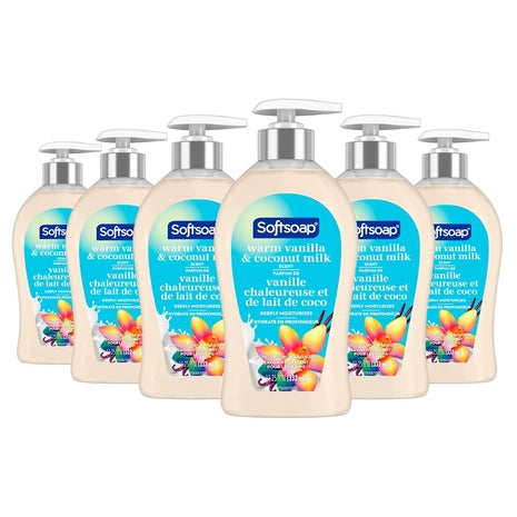 Targeted: 6-Pack Softsoap Warm Vanilla & Coconut Milk Hand Soap (11.25oz)