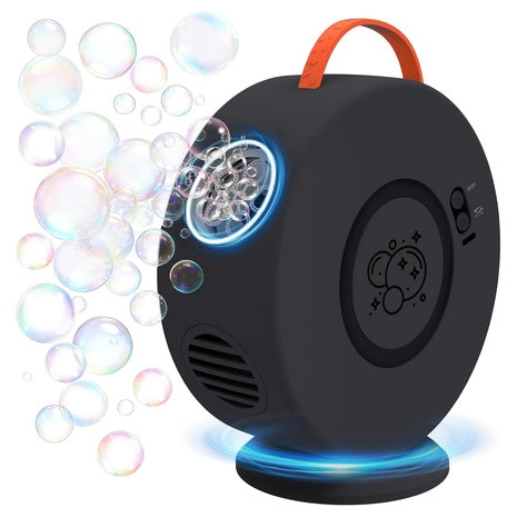 Weilim Kids Rechargeable Automatic Rotating Bubble Machine