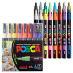 16-Piece Posca Acrylic Paint Marker Set