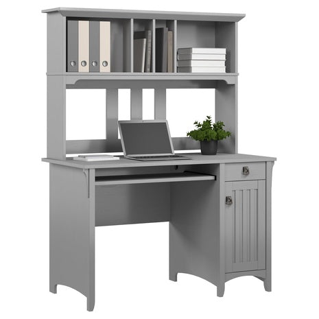 Bush Home Salinas Computer Desk With Hutch & Storage