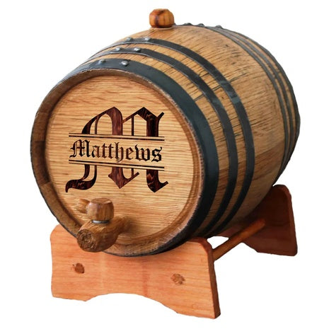 Personalized Whiskey Barrel
