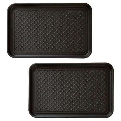 2-Pack Stalwart All-Weather Boot Tray