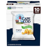 10 Bags Cape Cod Less Fat Kettle Potato Chips