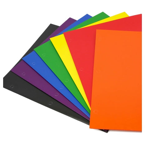 7-Pack Two Pocket Paper Folders