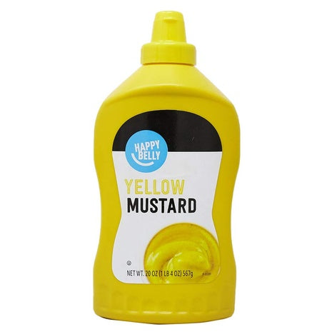 Amazon Brand Happy Belly Yellow Mustard (20 oz)