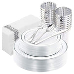 175 Piece Disposable Dinnerware Set