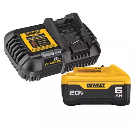 Dewalt 20V MAX Lithium-Ion 6.0 Ah Battery & Charger