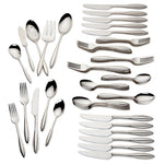 65-Piece Lenox Sculpt Flatware Set