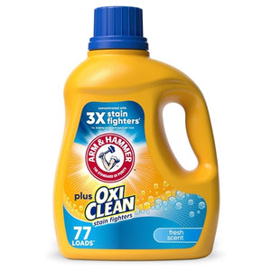 77 Loads of Arm & Hammer Plus OxiClean Liquid Laundry Detergent
