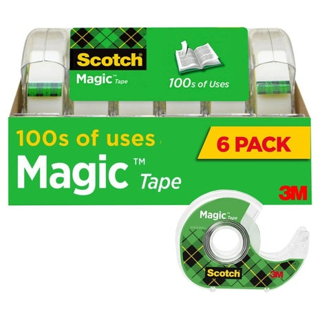 6 Rolls Scotch Magic Tape
