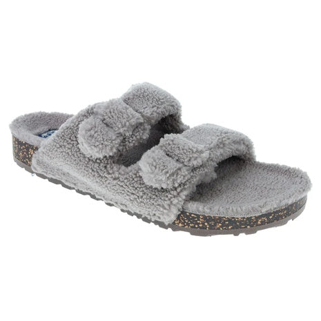 Men's Buckle Sherpa Slippers