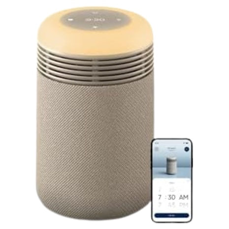 Blueair HEPASilent Filtration Mini Restful Sunrise Clock Purifier