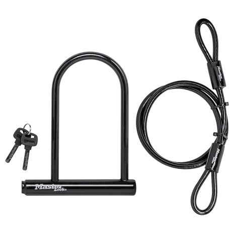 Master Lock U-Lock with Looped End Cable