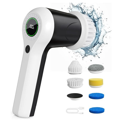 Electric Spin Scrubber With 6 Heads