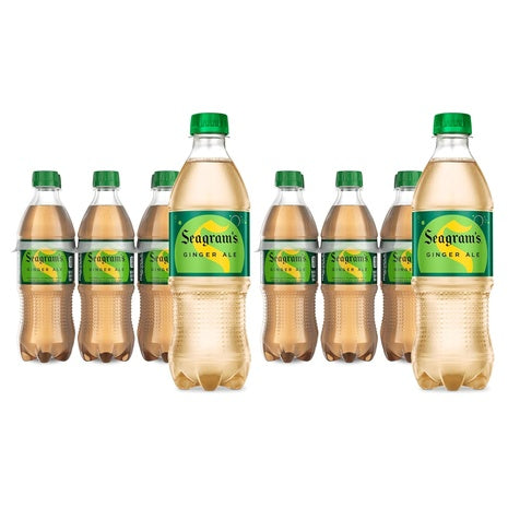 12 Bottles Seagrams Ginger Ale (16.9oz)
