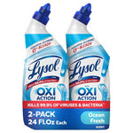 2-Pack 24oz Lysol Toilet Bowl Cleaner With Hydrogen Peroxide