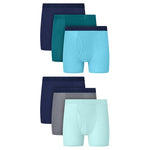 6 Hanes Boys SuperSoft Boxer Briefs