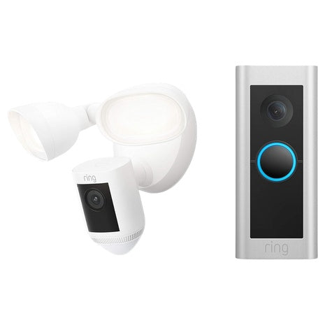 Ring Floodlight Cam Pro 2K + Ring Doorbell Pro