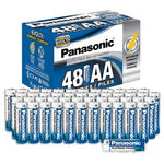 48 Panasonic Platinum Power AA Alkaline Batteries