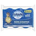 3 Dawn Non-Scratch Kitchen Dish Sponges